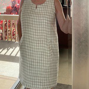 Eileen Fisher Organic Linen Dress Size S/P - image 1